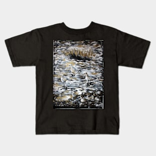 Kamouraska Silver Plovers Kids T-Shirt